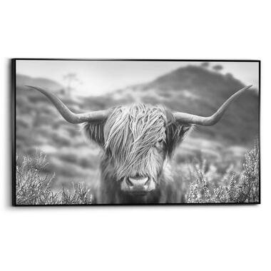 Cadre d'art Highlander écossais 70x118 cm Noir - Blanc product