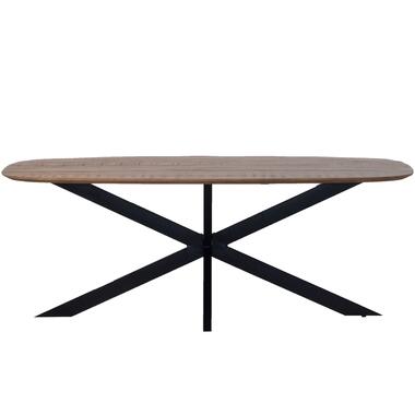 Table de salle à manger ovale Jordan - bois de manguier brun - 180 cm product