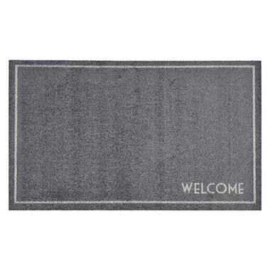Deurmat Welcome grijs - 66x120 cm product