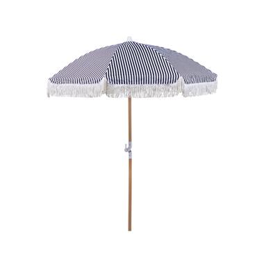 Parasol de jardin ⌀ 150 cm noir et blanc MONDELLO product