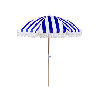 Parasol de jardin ⌀ 150 cm bleu et blanc MONDELLO product