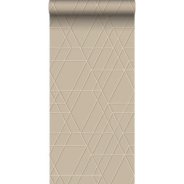 ESTAhome behang - grafisch 3D motief - beige - 50 x 900 cm - 139601 product