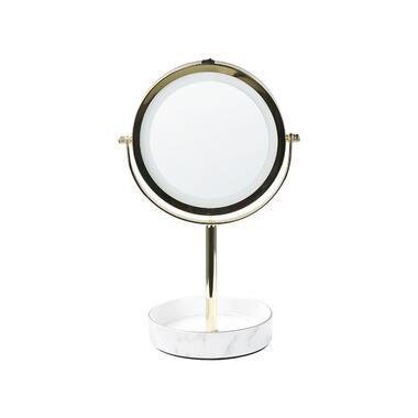 Miroir de table doré et blanc à LED ø 26 cm SAVOIE product