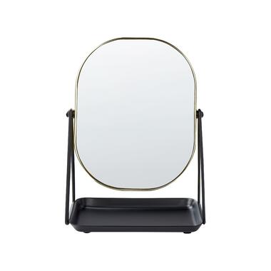 Miroir de maquillage 20 x 22 cm doré CORREZE product