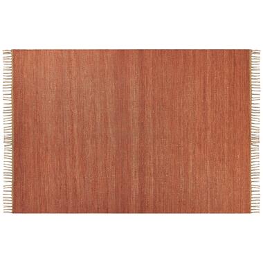 Tapis en jute 160 x 230 cm rouge clair LUNIA product