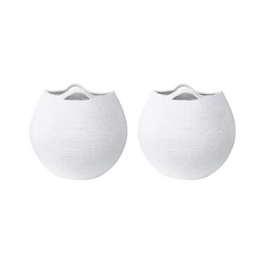 Lot de 2 paniers en coton blanc PANJGUR product