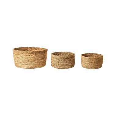 Lot de 3 paniers en jute naturel et beige RANWAL product