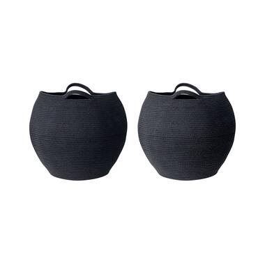 Lot de 2 paniers en coton noir PANJGUR product