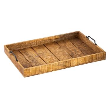 Bobbel Home - Dienblad Houten Decoratief XXL 57x39cm - Bruin - Mangohout product