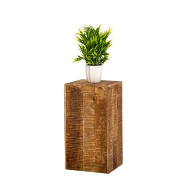 Parya Home -Bloemenzuil 27x27x50 plantenstandaard bijzettafel mangohout product