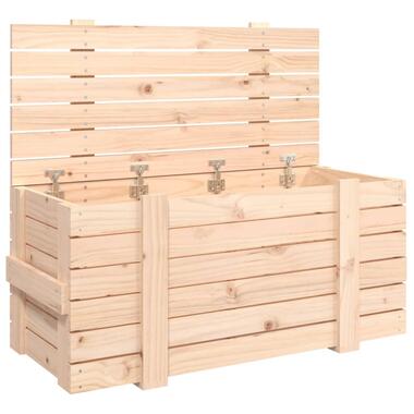 vidaXL Opbergbox 91x40,5x42 cm massief grenenhout product