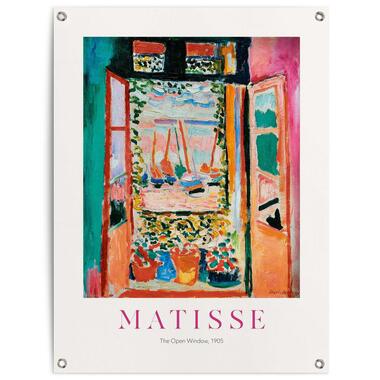 Tuinposter Henri Matisse Window - 80x60cm - Bont product