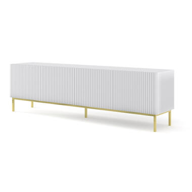 Meuble TV Ravenna B Foil MDF 58x200x42 Wit/Goud product