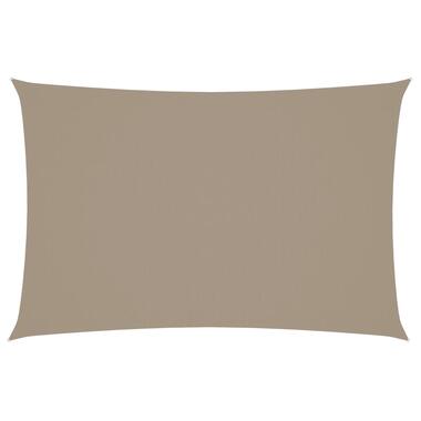 vidaXL Zonnescherm rechthoekig 2x4 m oxford stof taupe product