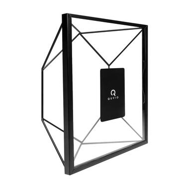 QUVIO Fotolijst hexagon staal 15 x 20.5cm - Zwart product