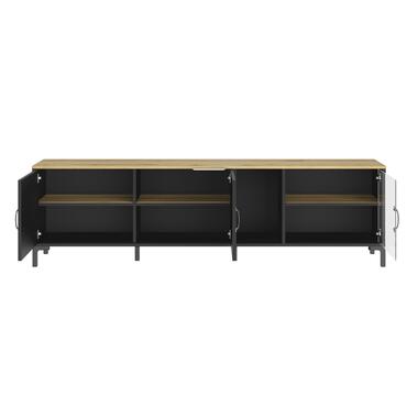 Diagone TV-meubel Manchester XL - Zwart/Eikenkleur - 190cm breed product