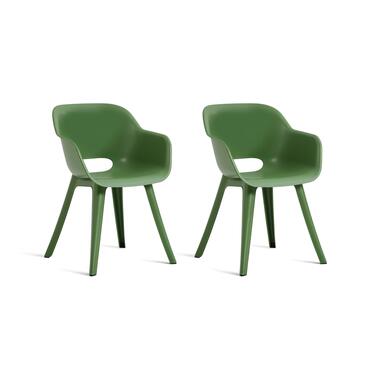 Keter Akola Chaise de Jardin - lot de 2 - 56,5x55x80cm - Vert product