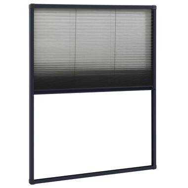 vidaXL Raamhor plissé 60x80 cm aluminium antracietkleurig product