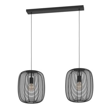 EGLO Rinroe Hanglamp - E27 - 90 cm - Zwart - Staal product