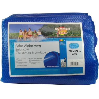Summer Fun Couverture solaire de piscine d'été Ovale 700x350cm PE Bleu product