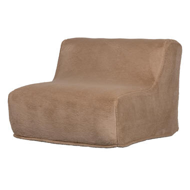Fauteuil Gonflable - Pluche - Sable - 70x87x90 - WOOOD - Pieke product