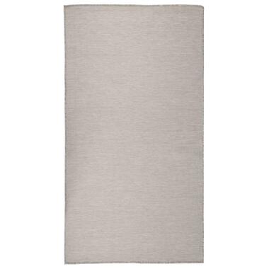 vidaXL Tapis à tissage plat d'extérieur 80x150 cm Taupe product