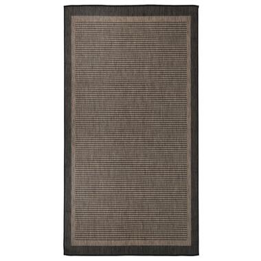 vidaXL Tapis à tissage plat d'extérieur 80x150 cm Marron foncé product