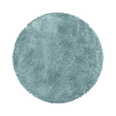Pearl Soft Ronde Pile Haute Tapis Bleu - 120 CM Ronde product
