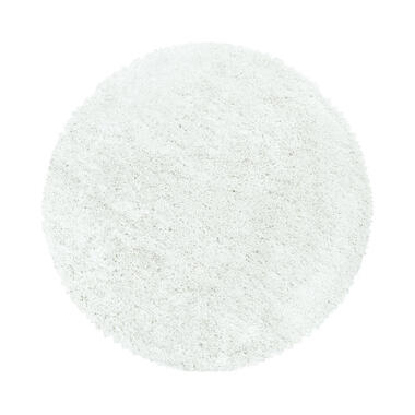 Pearl Soft Rond Hoogpolig Vloerkleed Wit - 200 CM ROND product