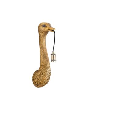 Wandlamp Ostrich - Antiek Brons - 18x15.5x57.5cm product