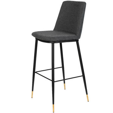 Larvik tabouret de bar 75cm - Tissu - Gris product