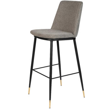 Larvik tabouret de bar 75cm - Tissu - Gris product