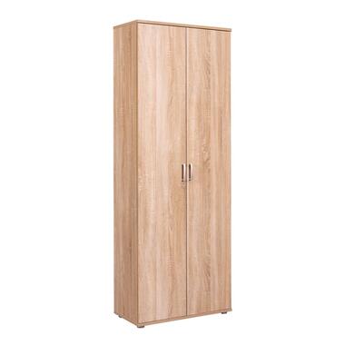 Hioshop Gallo armoire de rangement buanderie- 2 portes Sonoma chêne décor product