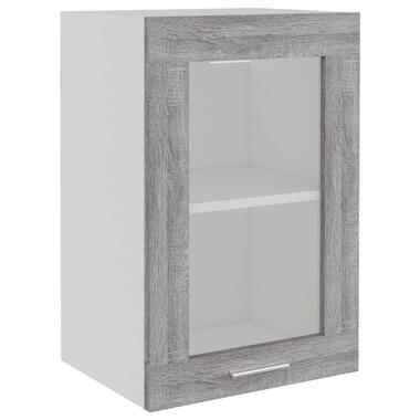 vidaXL Armoire vitrée suspendue Sonoma gris 40x31x60cm Bois ingénierie product