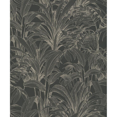 Dutch Wallcoverings - Asperia- Aliare zwart/zilver - A51403 product