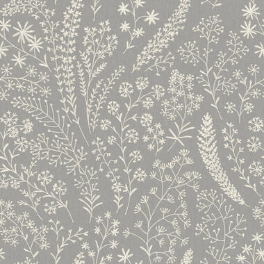 Dutch Wallcoverings - Asperia- Astrid Trail grijs/wit - A58703 product