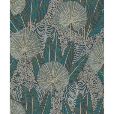 Dutch Wallcoverings - Asperia- Asperia donkerblauw/groen - A54701 product