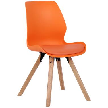 CLP chaise salle à manger Luna Nature Cadre - Plastique - Orange product