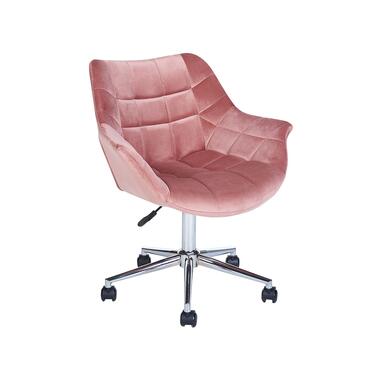 Chaise de bureau Velours Rose LABELLE product