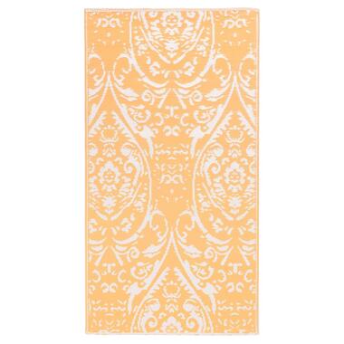 vidaXL Tapis d'extérieur Orange et blanc 120x180 cm PP product