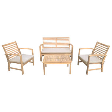 Happy Garden Buitenmeubelsets GOA - Beige - Acacia product