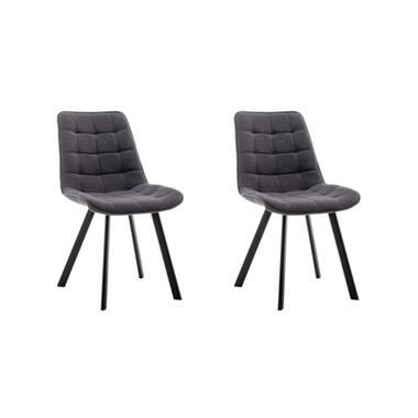 Furnihaus Eetkamerstoel Felix Boucle Zwart Set van 2 product