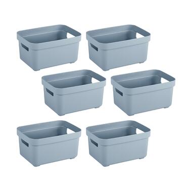 Sunware Sigma Home petite boîte de rangement 13 litres - gris-bleu