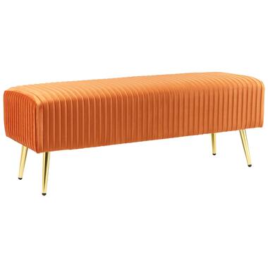 Bout de lit en velours orange PATERSON product