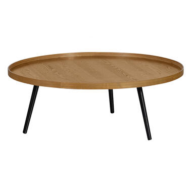 Table d'Appoint - Bois - Naturel - 36x100x100 - WOOOD - Mesa product