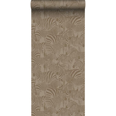 Origin Wallcoverings behangpapier - zebra's - donker beige - 50 x 900 cm product