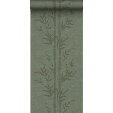 Origin Wallcoverings behangpapier - bamboe - vergrijsd groen - 50 x 900 cm product