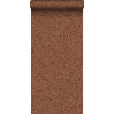 ESTAhome behangpapier - ginkgo bladeren - terracotta - 0.53 x 10.05 m product