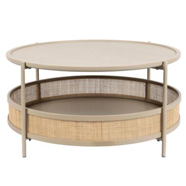 Table basse Snogge 80cm - Rotin - Taupe product
