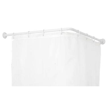 MARBEAUX Rideau de douche anti-moisissure avec anneaux blanc 180x200 cm product